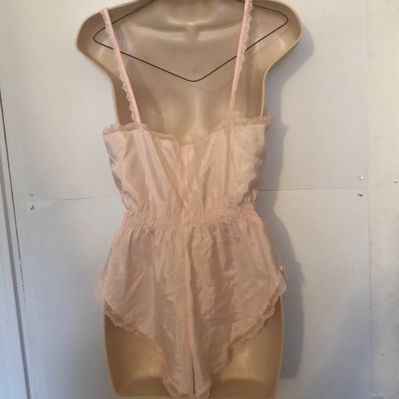 Pink nude sexy nightie romper S/M - Picture 3 of 5